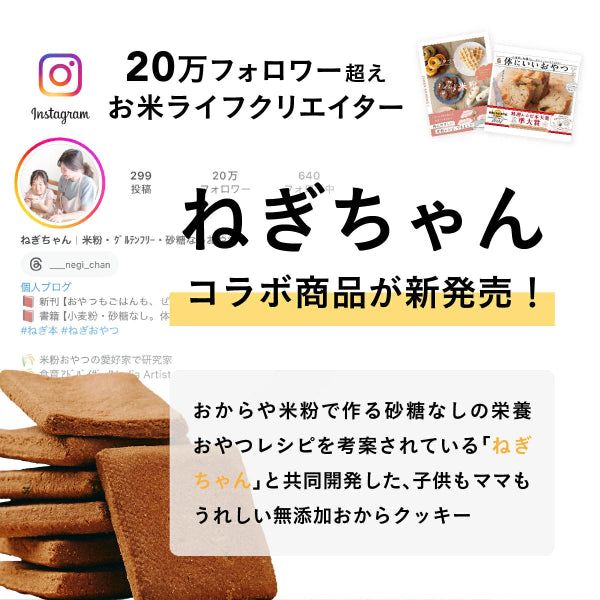 真面目なおからクッキー ココア