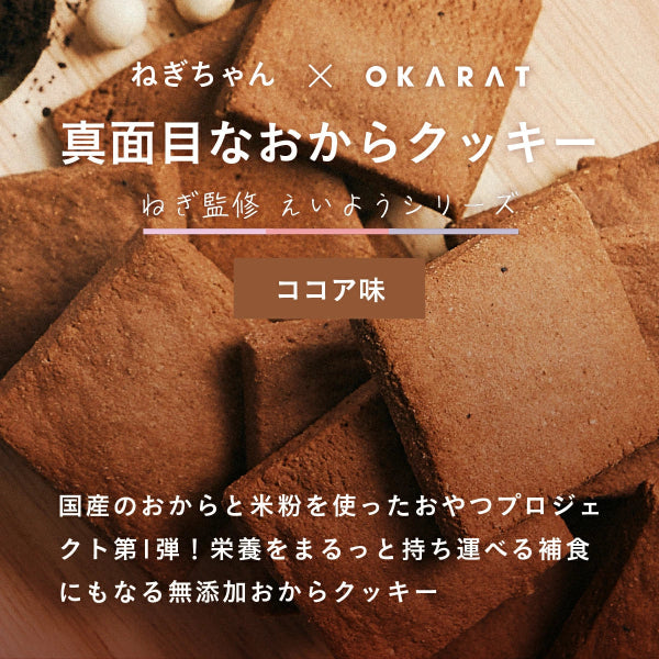 真面目なおからクッキー ココア