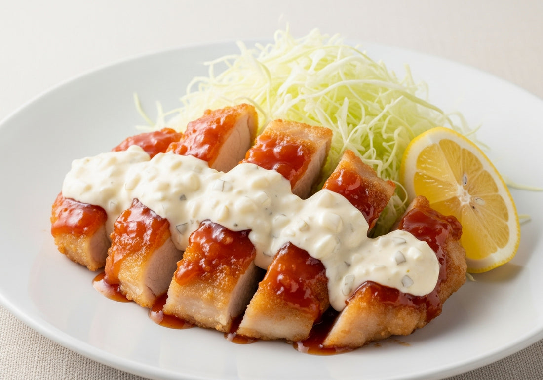 おからパウダーで作るチキン南蛮の完成写真