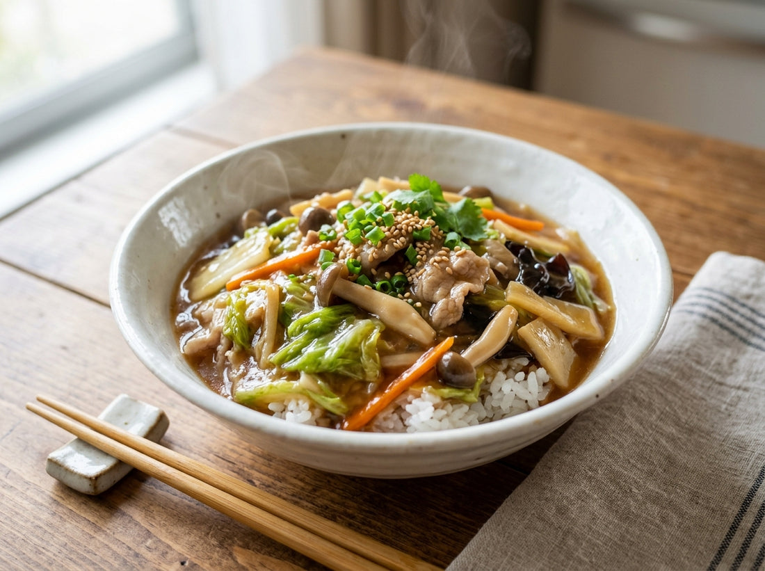 中華丼の完成写真