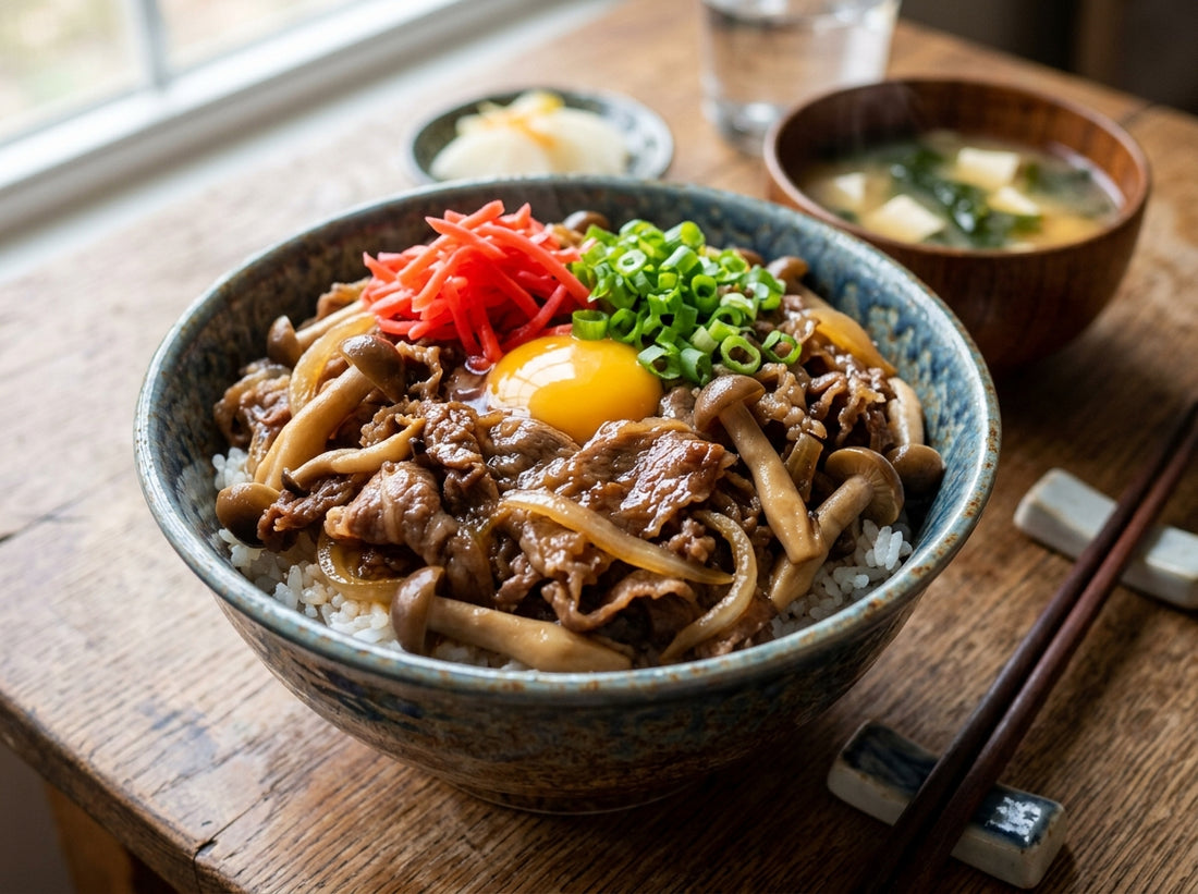 牛丼の完成写真