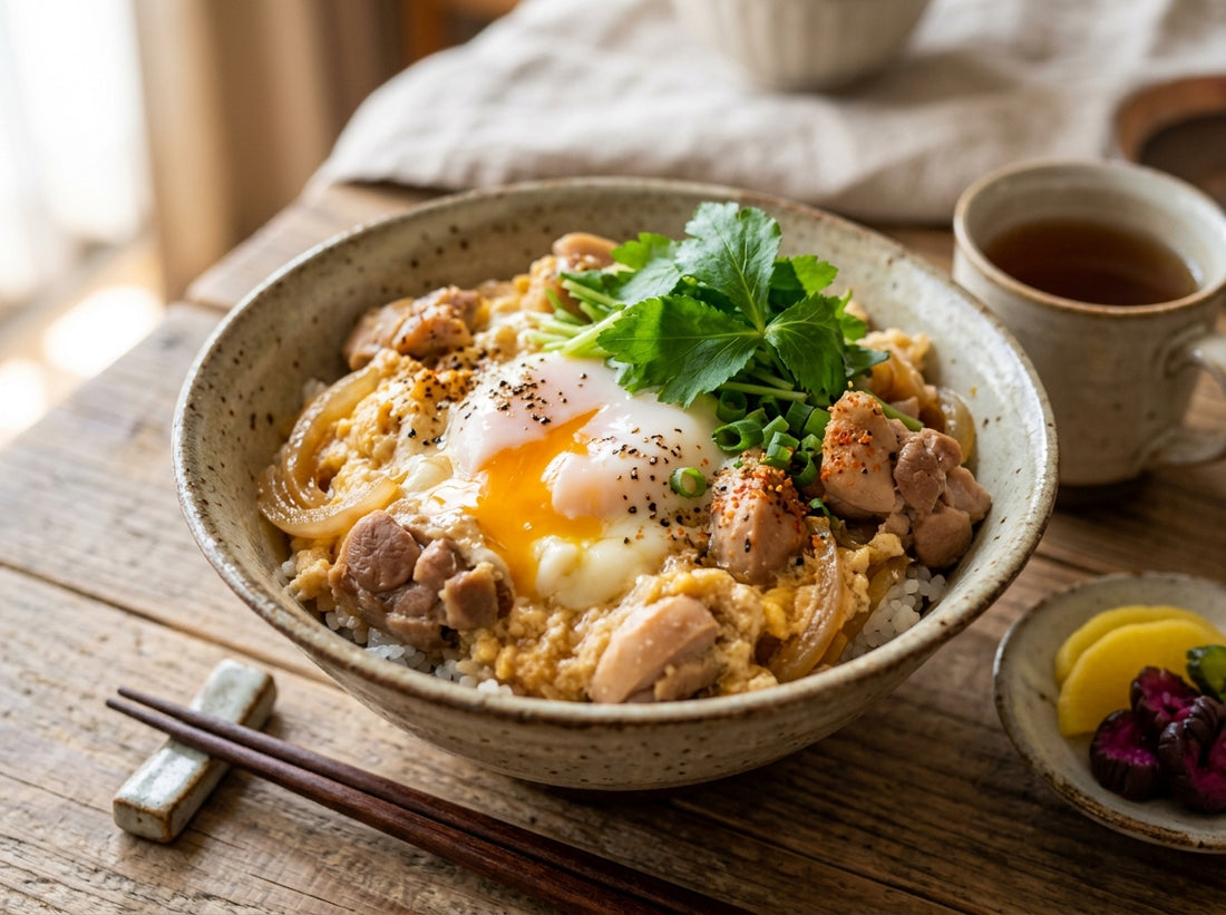 おから親子丼の完成写真