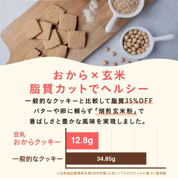 OKARAT バリカタ豆乳おからクッキー 250g×4袋　プレーン/ごま